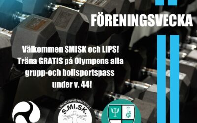 Föreningsveckorna är tillbaka!