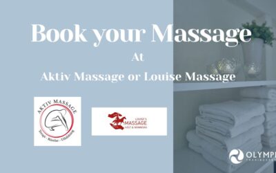 Book your massage at  Aktiv Massage or Louise Massage