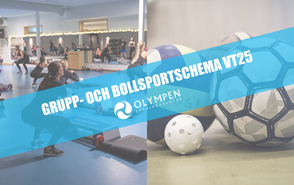 Grupp- och bollsportschema för våren