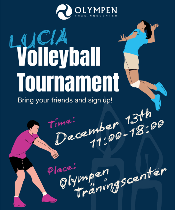 Lucia Volleyboll Tournament 13 th of December